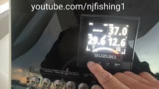 Suzuki c10 Multi-Function Display displays my Suzuki 200 hp RPM, total engine hours, Miles/ gallon