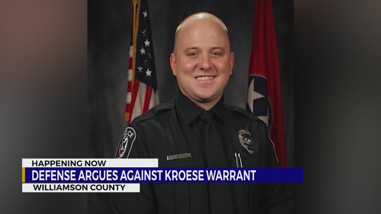 Defense argues against Kroese warrant
