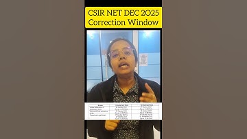 CSIR NET DEC 2O25, Important Announcement #csirnetadda247 #csirnet #csirnet2025