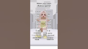 Make your own Roblox game!|#roblox#edit#trend#shorts#yt#game##robloxedit#viralvideo#blowup?