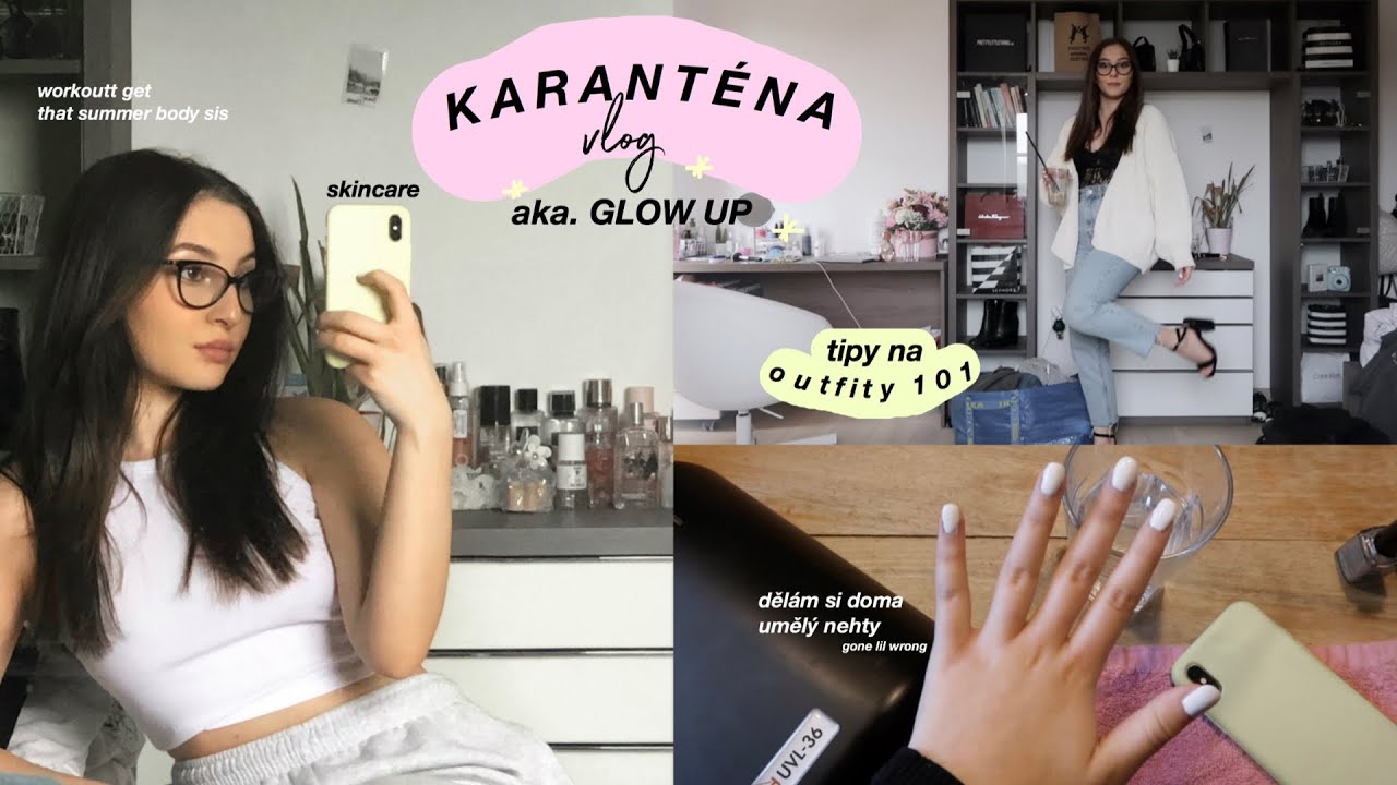 CO DĚLÁM DOMA BĚHEM KARANTÉNY PART 5! glow up, workout & tipy na outfity I Adele Brandi