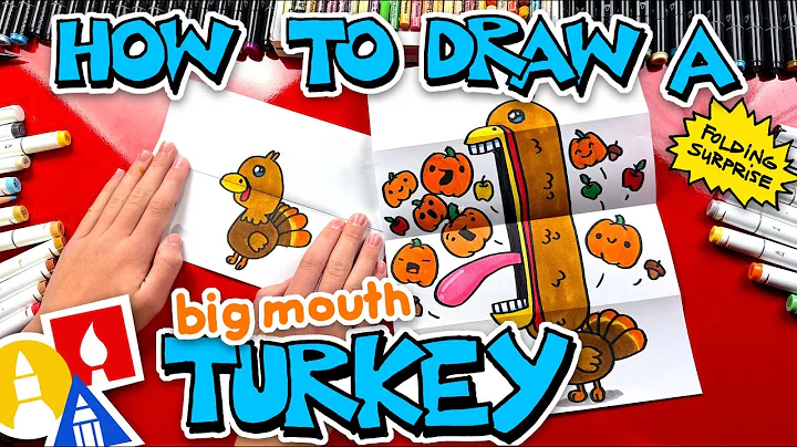 How To Draw A Big Mouth Turkey Folding Surprise