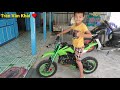 Bé Trai 4 Tuổi Chạy Xe 2 Thì 50cc Qúa Đẳng Cấp Luôn _ K&N Vlogs