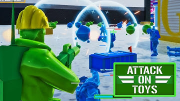 Playing Classic Attack On Toys! Attack On Toys