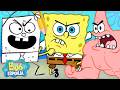 Bob Esponja | As maiores rivalidades do Bob Esponja 😤 | 90 Minutos | Bob Esponja em Português