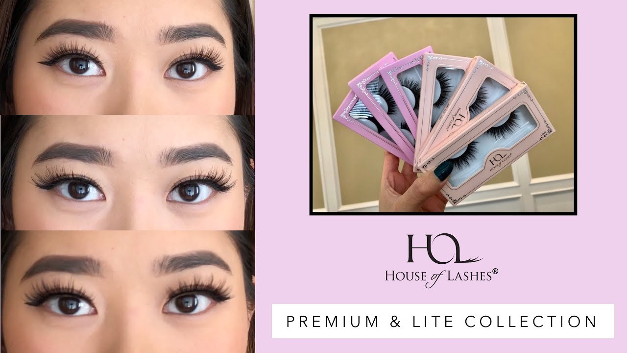 HOUSE OF LASHED PREMIUM & LITE TRY ON ASIAN EYES