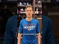 MacKinnon congratulates Travis Hunter 🦬