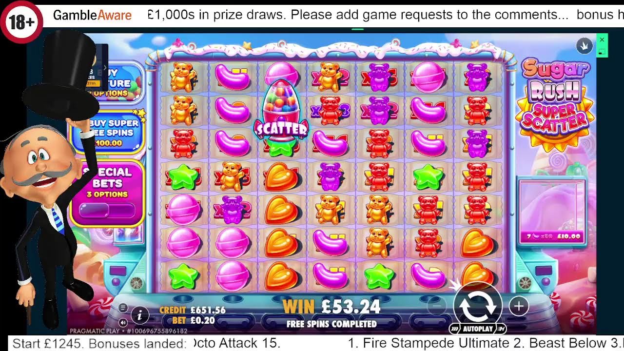 17th February live slots stream, gameplay and bonuses