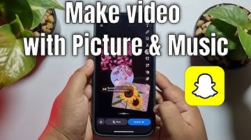 How To Make Video With Pictures and Music in Snapchat (Easiest way)