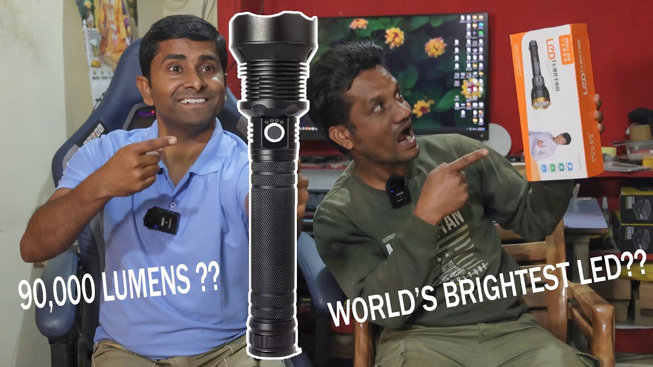 Unboxing & Review Is This the Brightest LED Flashlight Ever? Lylting
