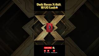 Dark Raven X-Suit 60 UC Luck Opening BGMI #shorts