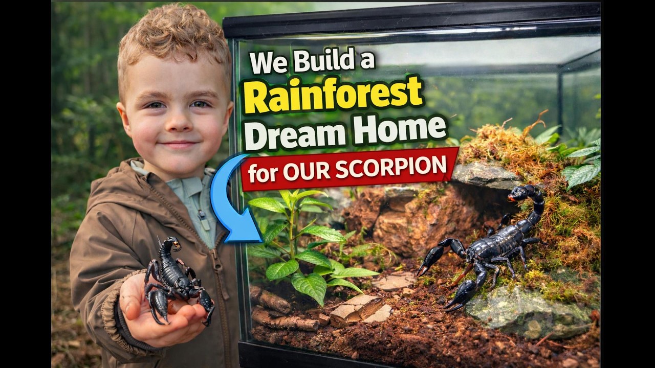 We Built Our Scorpion Its Dream Rainforest Home...Then Tested If It Would Sting Us!