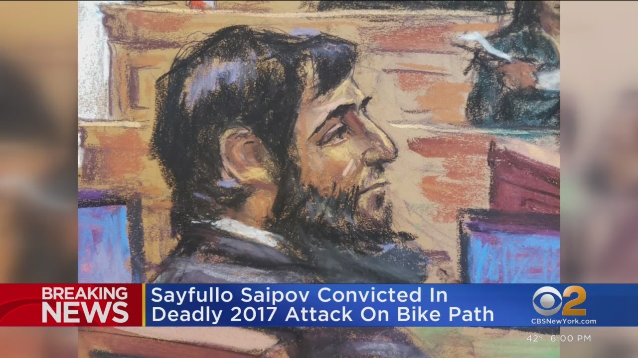 Sayfullo Saipov convicted in deadly 2017 attack on NYC bike path