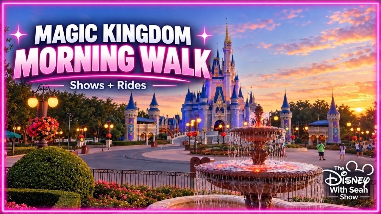 🔴 LIVE: Magic Kingdom Morning at Disney World | Resort Boat Ride, Main Street & Cinderella Castle