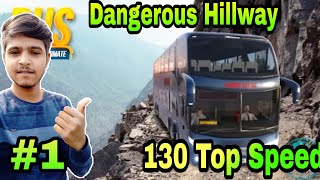 DANGEROUS BUS DRIVING ON HILLY MOUNTAINS OF HIMALAYA BUS SIMULATOR GAMEPLAY 2021 ||#bkvsj screenshot 5