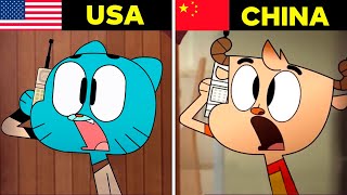 15 Gumball Scenes That Are Different in Other Countries