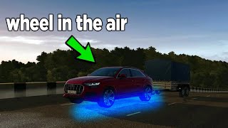 AUDI Q8 WITH TRAILER MAX SPEED in City Car Driving