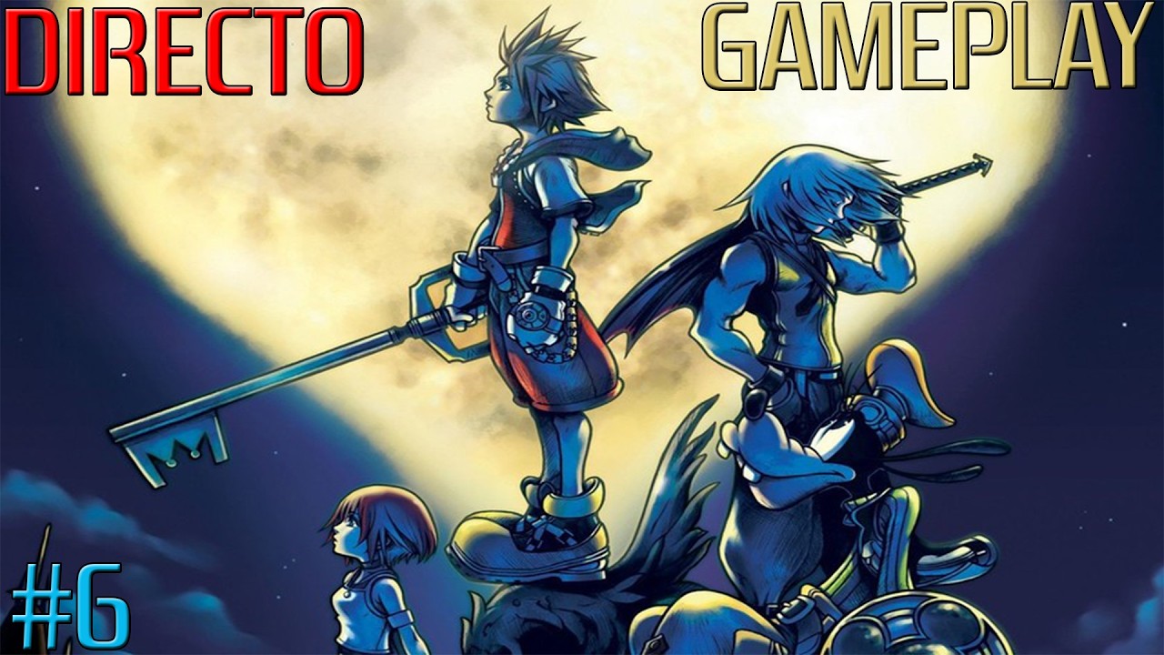 Kingdom Hearts - Gameplay #6 - Playstation 2 - Directo - (Sin Comentar)