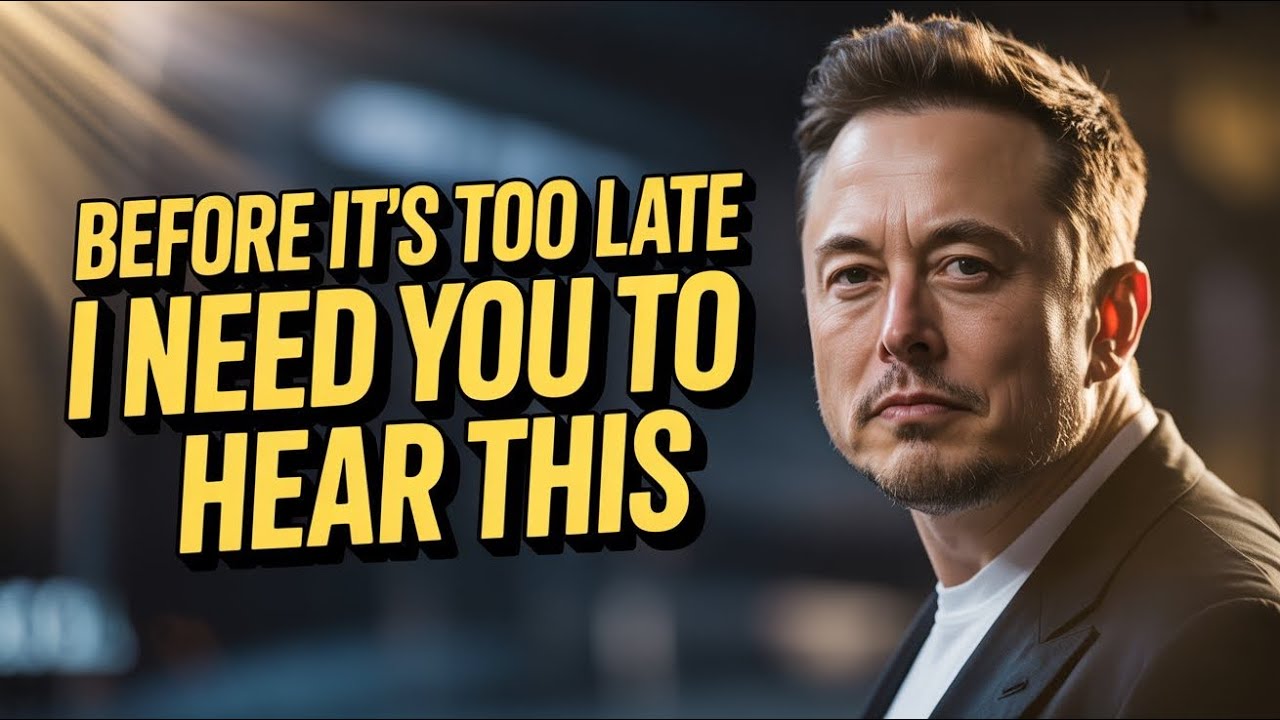 Elon Musk: Before It’s Too Late I Must Tell You the Truth ❤️ | Emotional 2026 Speech