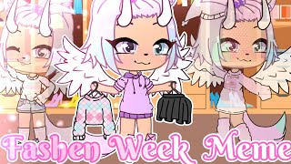 Fashion week meme || gacha life ...