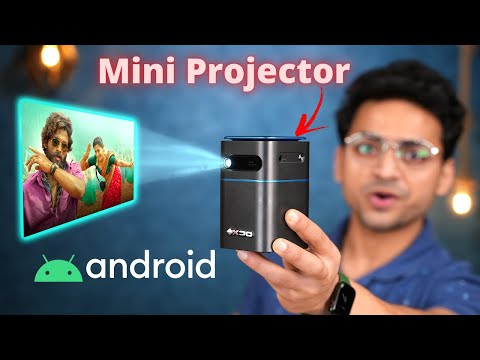 Mini Projector With Android 9 🔥 |  2GB RAM + 16GB Storage ⚡️ Built In Battery 🔋 | Pico Projector XB