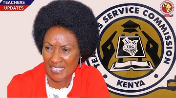 TSC Interns Recruitment Guidelines for Post-Primary Institutions Teacher