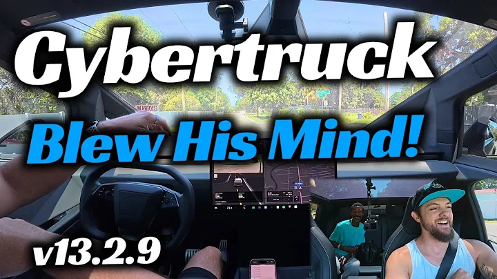 Tesla Cybertruck on FSD Blew This Guy's Mind! | v13.2.9
