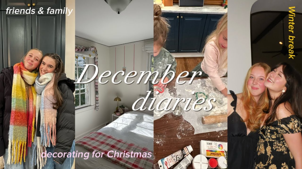 winter diaries | baking, lots of crafting, decorating for christma