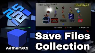 AetherSX2 and PCSX2 Emulator Save Files Collection