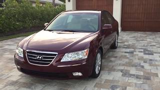 2009 Hyundai Sonata Limited V6 Review and Test Drive by Bill Auto Europa Naples
