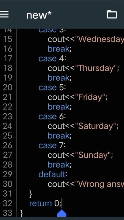 Beginners Code Using switch case statement in c++ #code #coding #c++ # ...