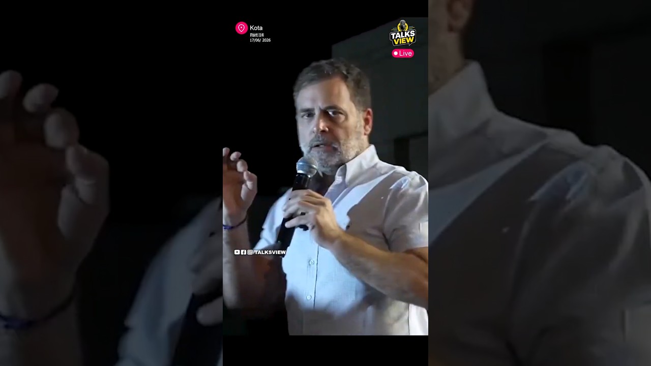 IAS Without Spending Lakhs Rahul Gandhi Explains #talksview #latestnews
