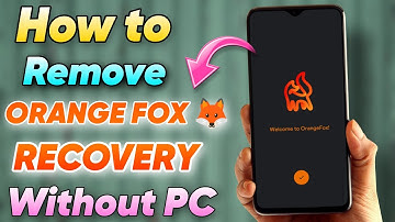 HOW To Remove ORANGE FOX 🦊 Recovery Without PC | Uninstall Custom Recovery Without PC | 100% Working