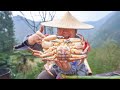 【shyo video】196元買了一隻麵包蟹，個頭比巴掌還大，打開後滿滿的蟹肉