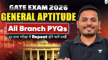 GATE EXAM 2026 | General Aptitude | GATE PYQ
