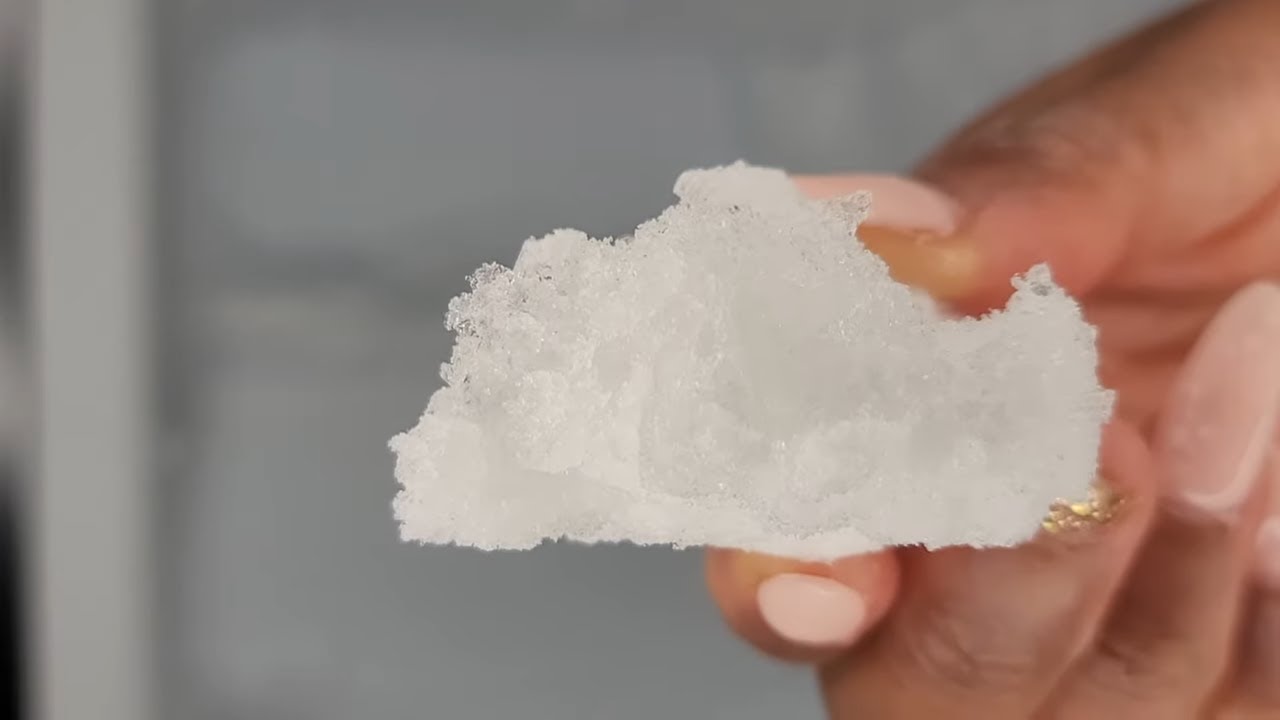 HUMIDIFIER FREEZER FROST | #iceeating #asmr #asmrice - YouTube
