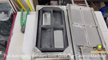 Precious Metal Gold Silver Platinum Ingot Casting Machine