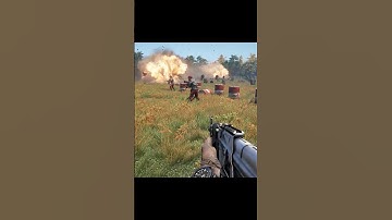 Rhino Domination w/ Fireworks - Far Cry 4 Map Editor Battle - #rhinos #farcry4 #shortsvideo #short