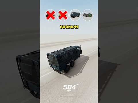 Can Any Vehicle Survive 600 MPH Launch? | BeamNG.Drive