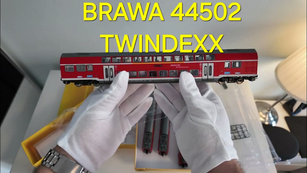 UNBOXING BRAWA 44502 TWINDEXX VARIO DB AG DOPPELSTOCK TRIEBZUG
