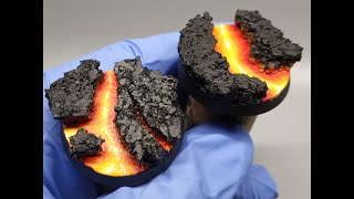 How to paint lava effects for miniatures