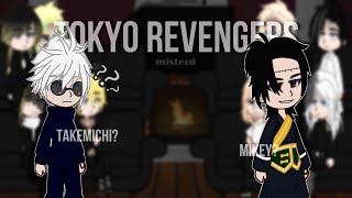 Tokyo revengers react to Takemichi as Gojo Satoru and Mikey as Geto Suguru | tr&jjk | ship [eng/rus]