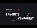 D - 1️⃣   ASTRO JS  🚀  || LAYOUT AND COMPONENT  #astrojs #javascript #astro