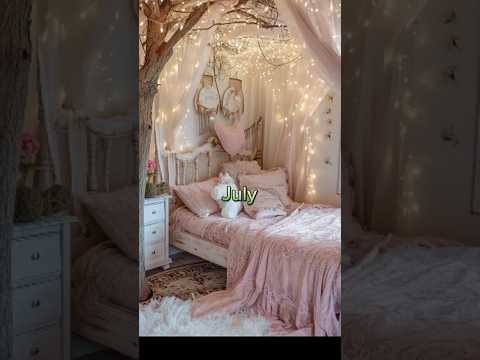 POV:Your fairy bed room according to your birth month 🧚🛏✨🕯(part1) #pov#asethitic #choose#bedroom