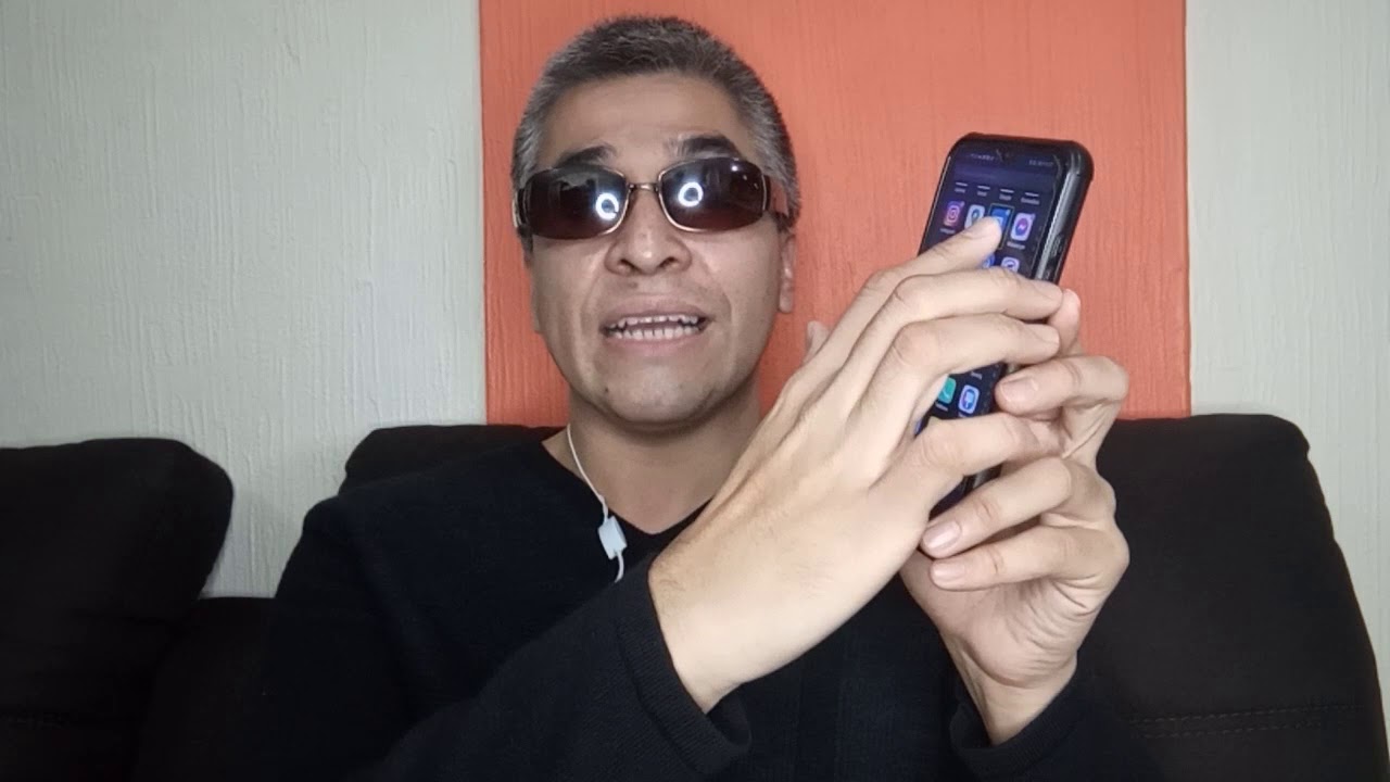 Te muestro como utilizamos los ciegos el celular.