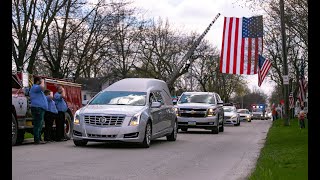 VIDEO: Funeral procession for Iowa State Patrol Sgt. Jim Smith