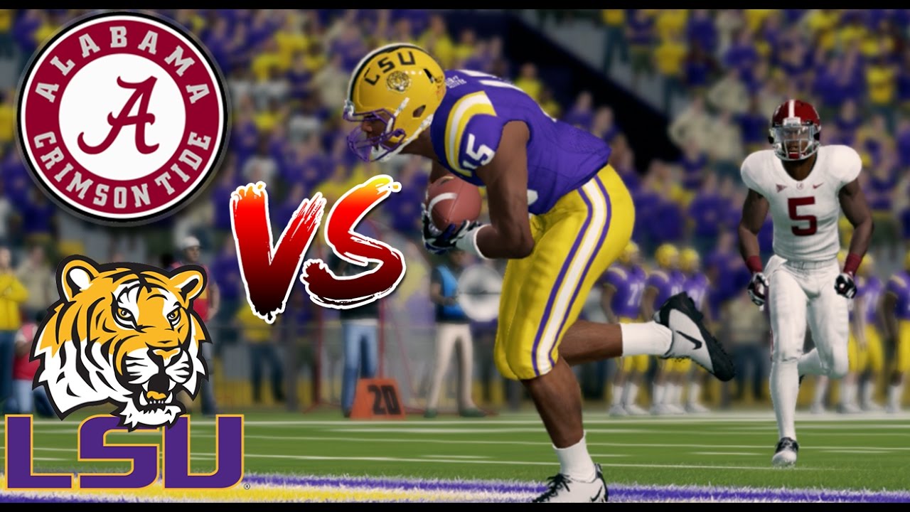 ALABAMA vs LSU!! NCAA Football 14 YouTube