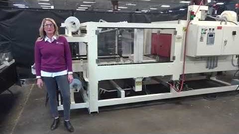 Arpac Model 105-36TW  Intermittent Motion Shrink Bundler/Tunnel Demonstration