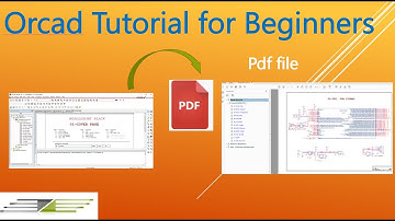 OrCad Tutorial for Beginners  How to export schematic