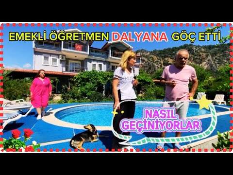 DALYANA GÖÇ ETTİ / MÜSTAKİL KÖY EVİNE 24 BİN TL KİRA ÖDÜYOR…#bahar #bahçe